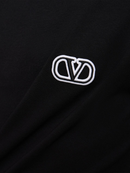 Valentino VLogo Signature Patch Black T-Shirt