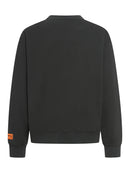 Heron Preston Bird Painted Crewneck Sweatshirt in Black