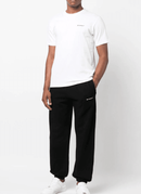 Off-White Wave Outline Slim Joggers in Black