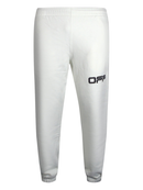 Off-White Airport Tape Printed White Joggers