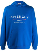 Givenchy Address Printed Hoodie in Blue