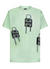 Givenchy 4G Padlock Printed Oversized T-Shirt in Green