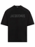 Jacquemus Le Typo Logo Printed T-Shirt in Black