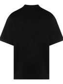 Balenciaga Reversed Logo Print T-Shirt in Black