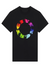 Givenchy Rainbow Circle Logo Oversized T-Shirt in Black