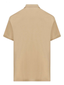 Burberry Branded Eddie Circle Logo Polo Shirt in Beige