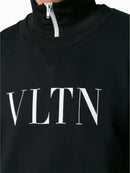 Valentino VLTN Logo Printed Sweatshirt in Black