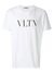 Valentino Black Bold VLTN Print Logo T-Shirt in White